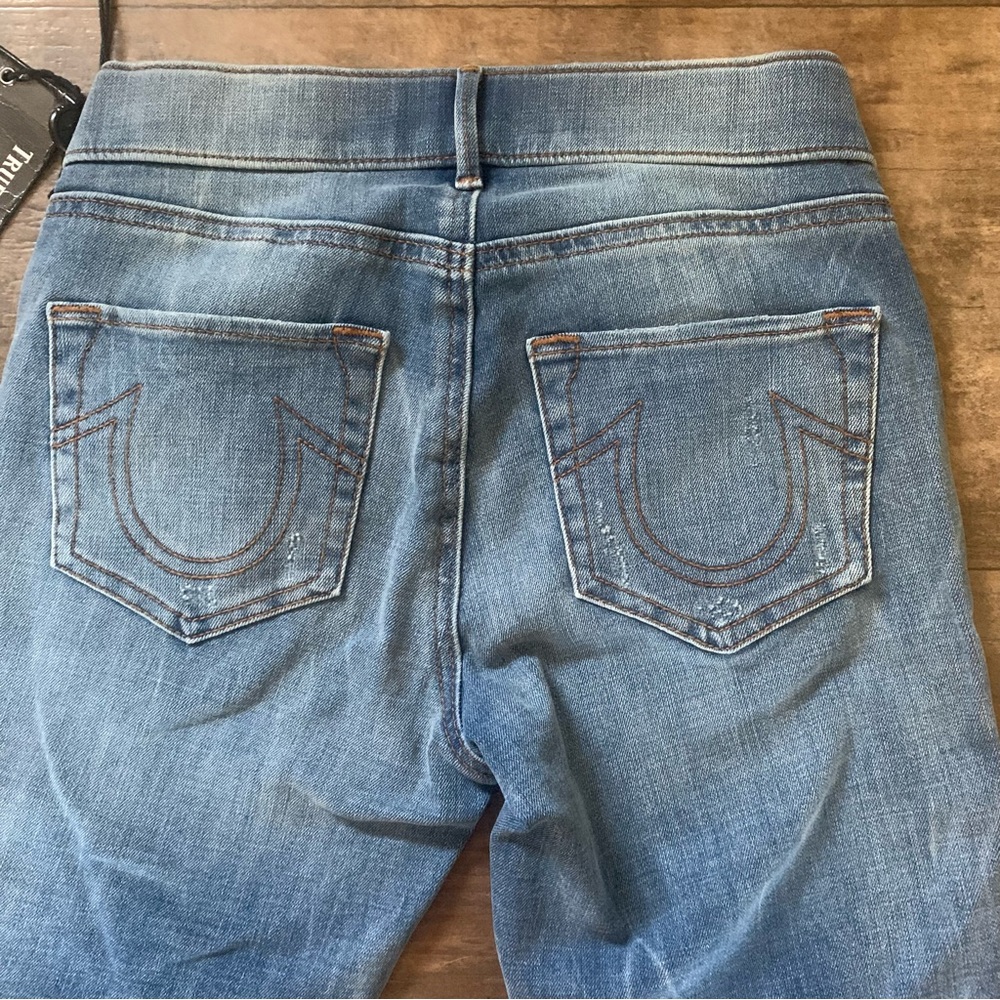 True Religion pull on jeggings Jenny Curvy - Picture 3 of 11